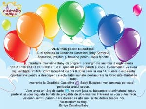 Ziua portilor deschise gradinita sector 2